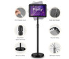A2 / A3 / A4 Floor Poster Display / Snap Frame Stand Foyer Pedestal / Adjustable Height Sign Holder Menu Black AR