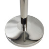 Set of 4 Premium 2m Retractable Belt Queue Barrier –  Silver Crowd Control Stanchion Stainless Steel