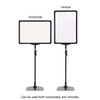 A4 POS Floor Sign Holder Frame - Versatile Display Stand for Supermarkets & Grocery Stores (new clip)