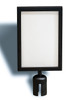 A4 / A3 Sign Holder for Retractable Belt Queue Bollard - Portrait / Landscape (view 5)