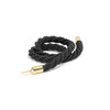 Premium Queue Barriers Set Crowd Control Bollards (2x golden POLE+ 1x braided Black Rope) (view 7)