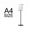 A4 Black Premium Floor Poster Stand Business Menu Display Foyer Pedestal Sign