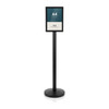 Black A4 double sided heavy duty floor standing sign holder