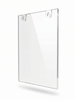 A5 Clear Acrylic Wall Mounted Sign Holder in Portrait Orientation