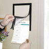 A4 silver adhesive window poster holder