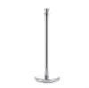 silver rope stanchion in use guiding a queue