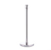 single silver rope barrier stanchion