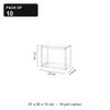 Clear Display Case 27 x 22 x 13 - Carton of 10, Stackable