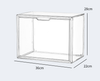 Transparent stackable display case box storage 36x22x28cm TLT Retail Display