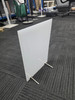 Back of the sign holder showing the two metal legs