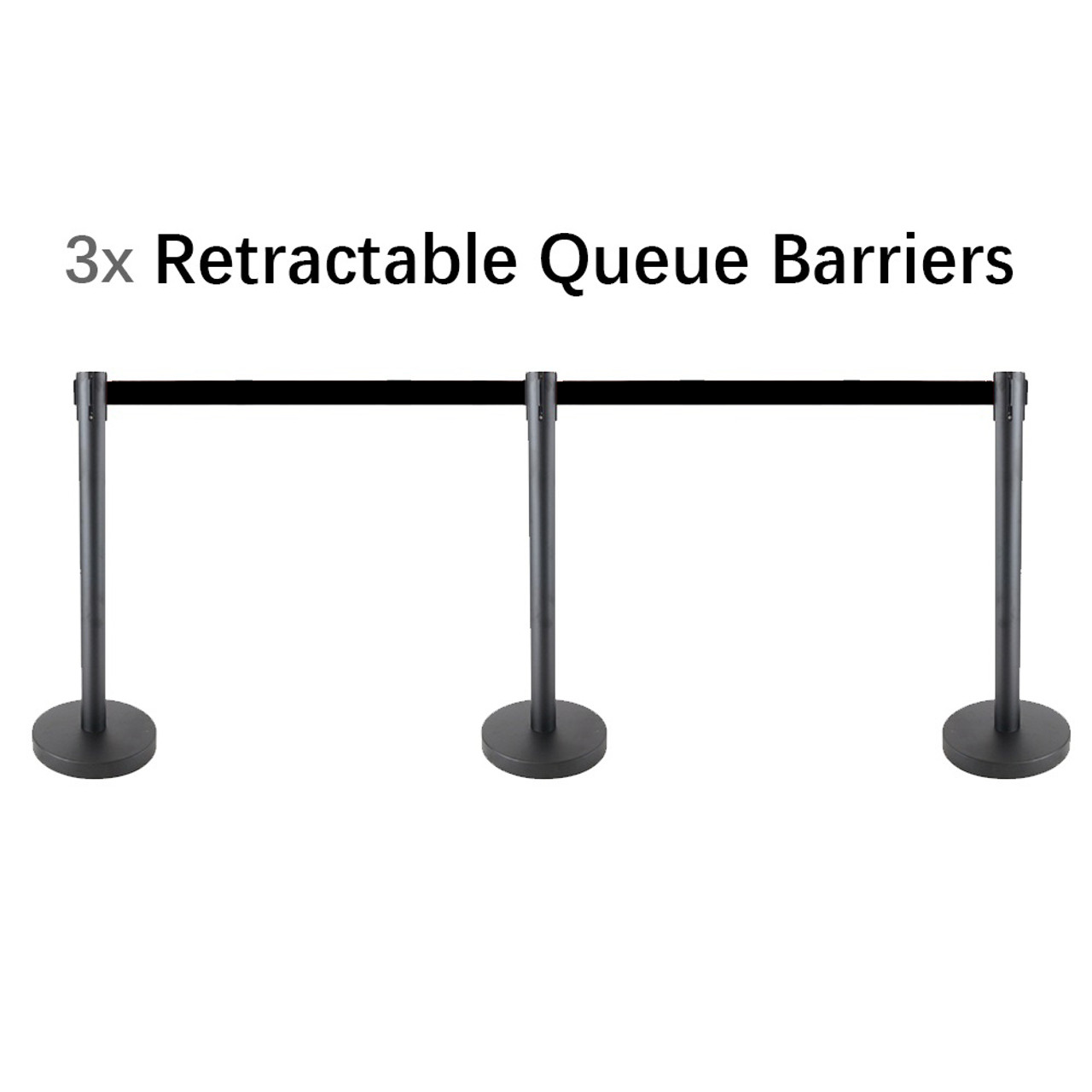 retractable crowd control barriers