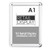 A1 Snap lock Poster Frames 25mm- Silver CR