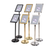 Floor Poster Stand Foyer Pedestal Sign Menu Display