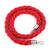 1.5m Stanchion ROPES Red for Control Post Rope Crowd Queue Line Barrier(Silver end)