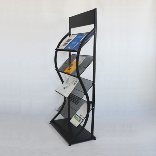 Multi-Layers Magazine Stands Brochure Holder Rack Display -8 (view 2)