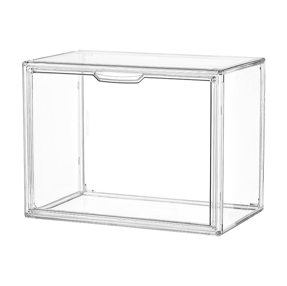 Transparent stackable display case box storage 36x22x28cm TLT Retail Display