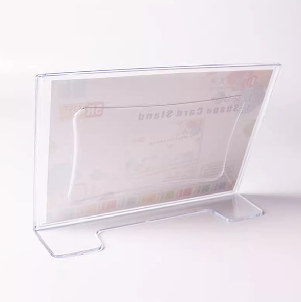 A4 landscape L-shape sign holder made of PS/ABS