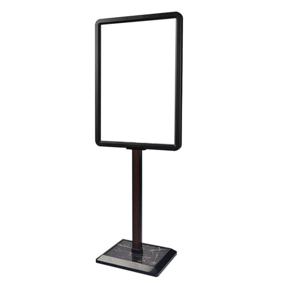 Black Premium A1 Double-Sided Floor Stand Sign Frame