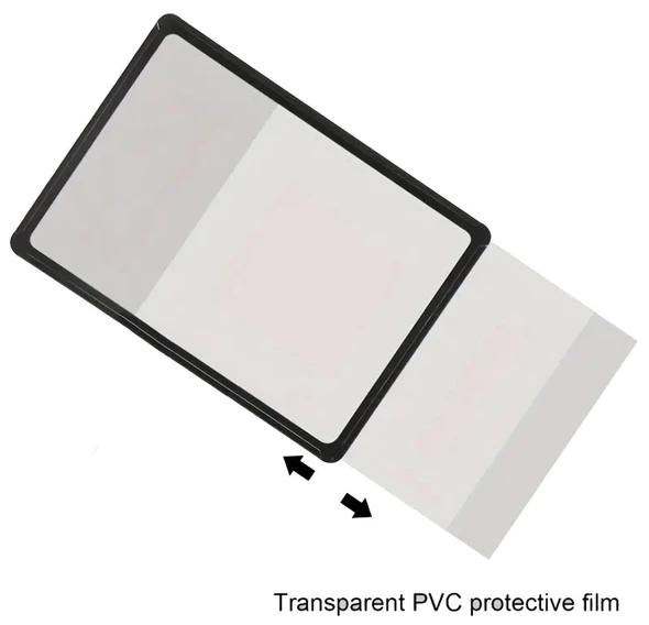 A4 POS Sign Holder Frame with Blue Border
