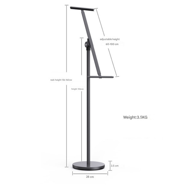 Premium tilt-adjustable display stand for Corflute signs