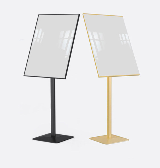 A2 Premium Floor Poster Stand Black
