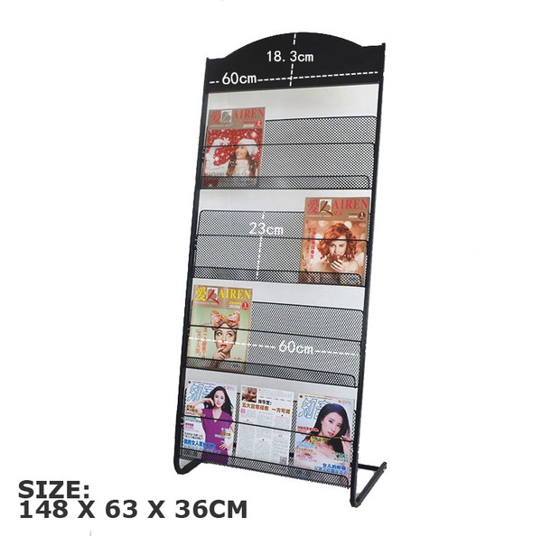 Multi-Layers Magazine Stands Brochure Holder Rack Display 2018