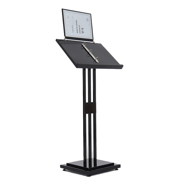 Lectern Stand / Menu Stand / Catalogue Browser Floor Stand / Brochure Stand with A4 sign holder