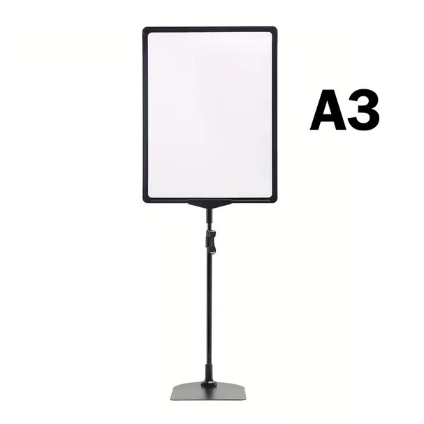 A5 Floor Sign Holder Frame - Versatile Display Stand for Supermarkets & Grocery Stores