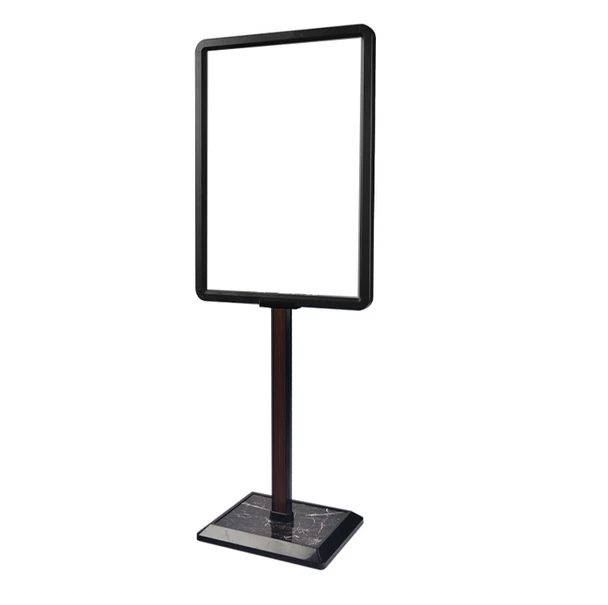 Black Premium A1 Double-Sided Floor Stand Sign Frame