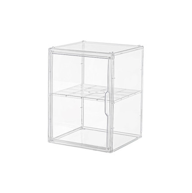 Transparent Stackable Display Case Boxes Storage 40 x 25 x 30cm