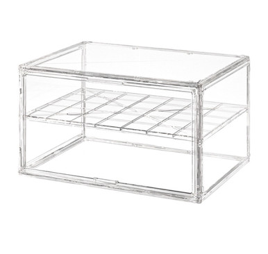 Transparent Stackable Display Case Boxes Storage 50 x 37 x 29cm