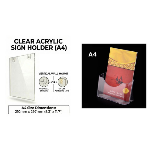 Wall Sign & Brochure Holders