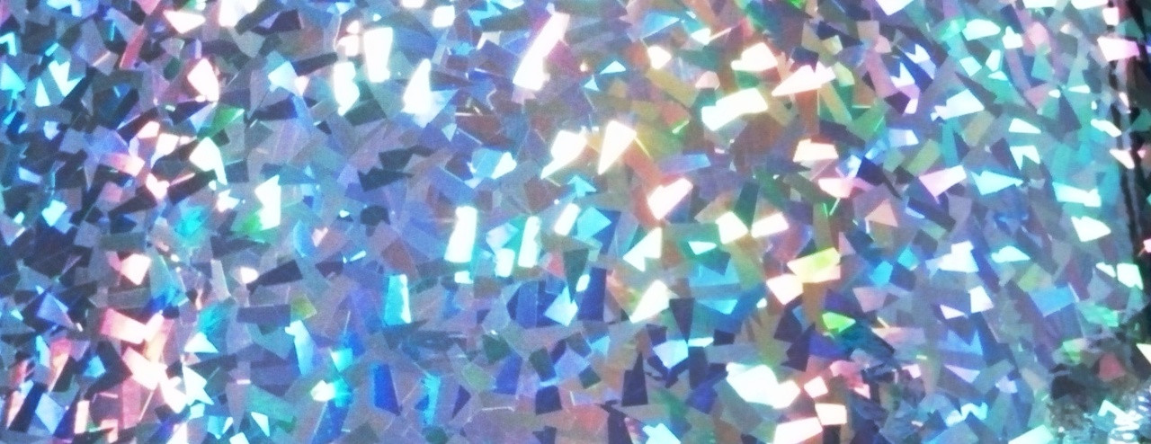 Cracked Ice Silver Holographic