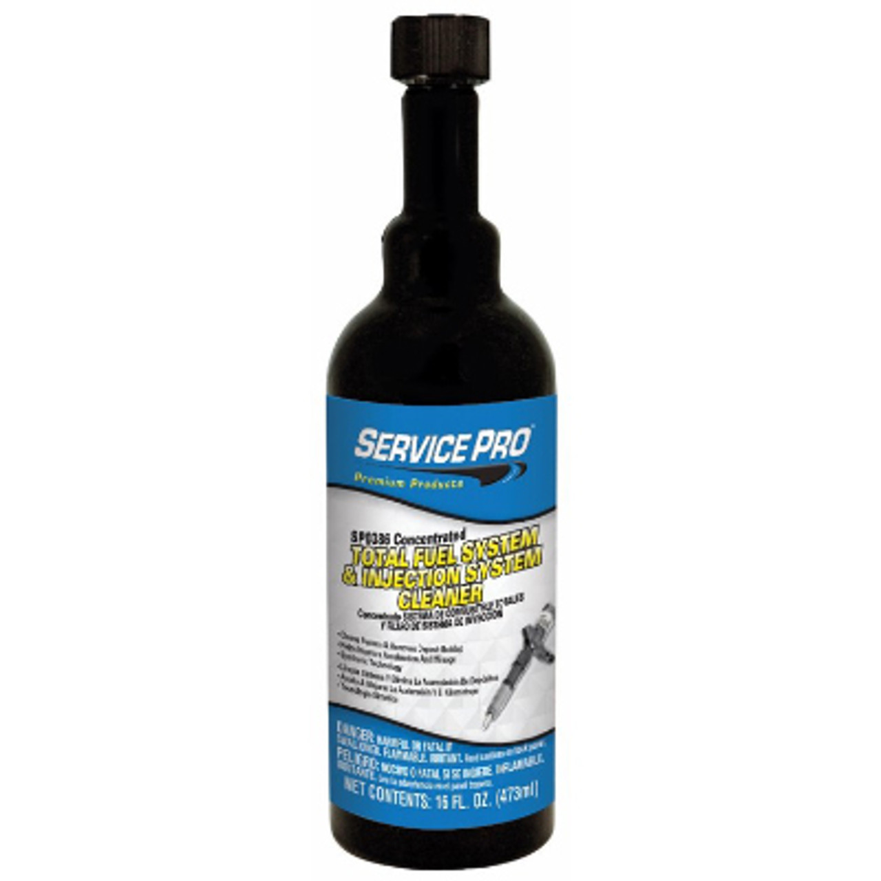 Service Pro Concentrate Total Fuel System & Injection System Cleaner 12/16  oz