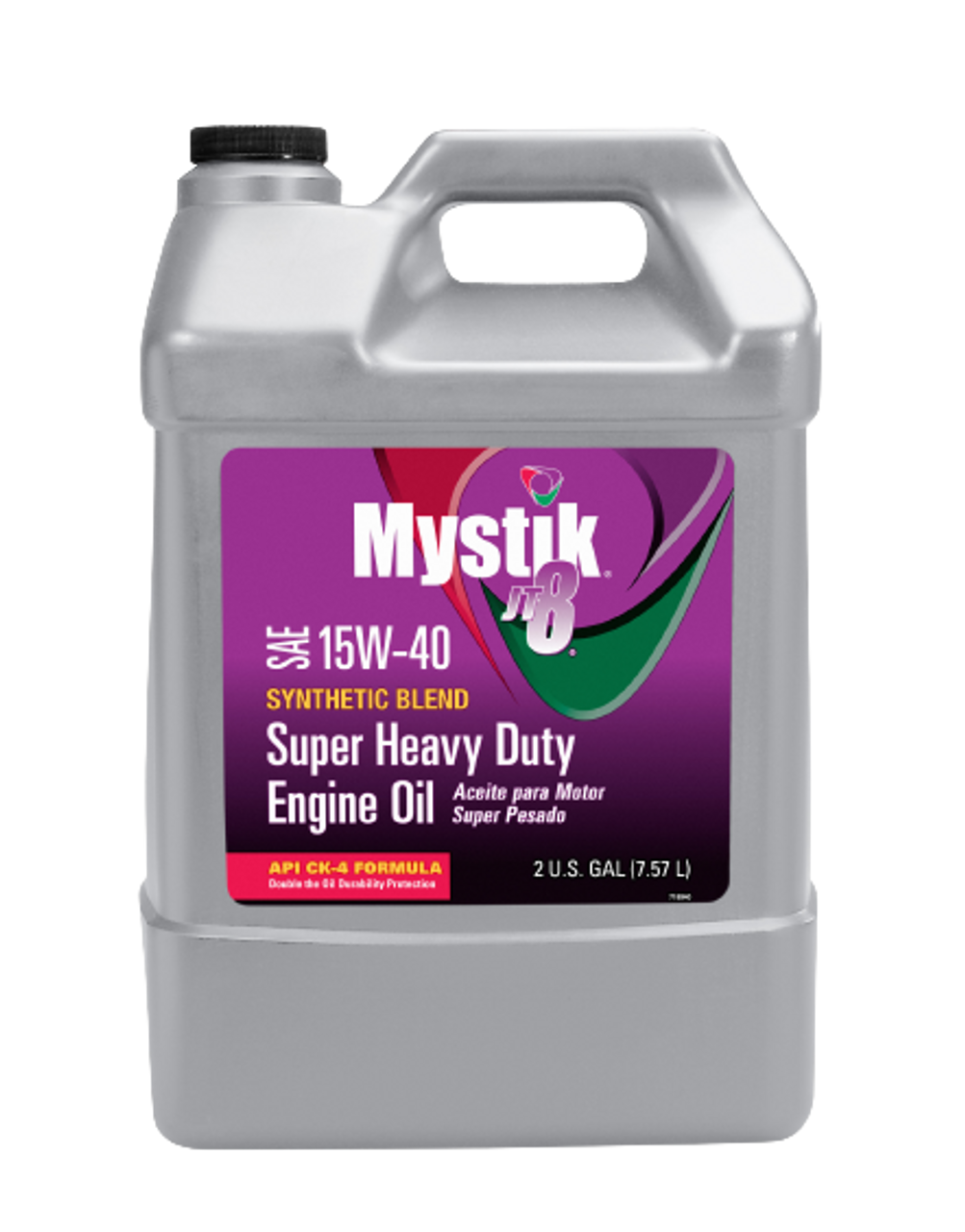 Mystik JT-8 Syn Blend Super Heavy Duty 15W-40 - 2 gal Jug