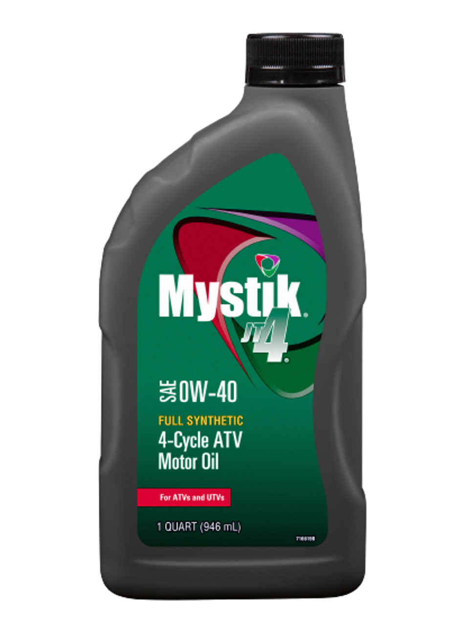 Mystik JT-4 Synthetic 4 Cycle ATV Motor Oil 0W-40