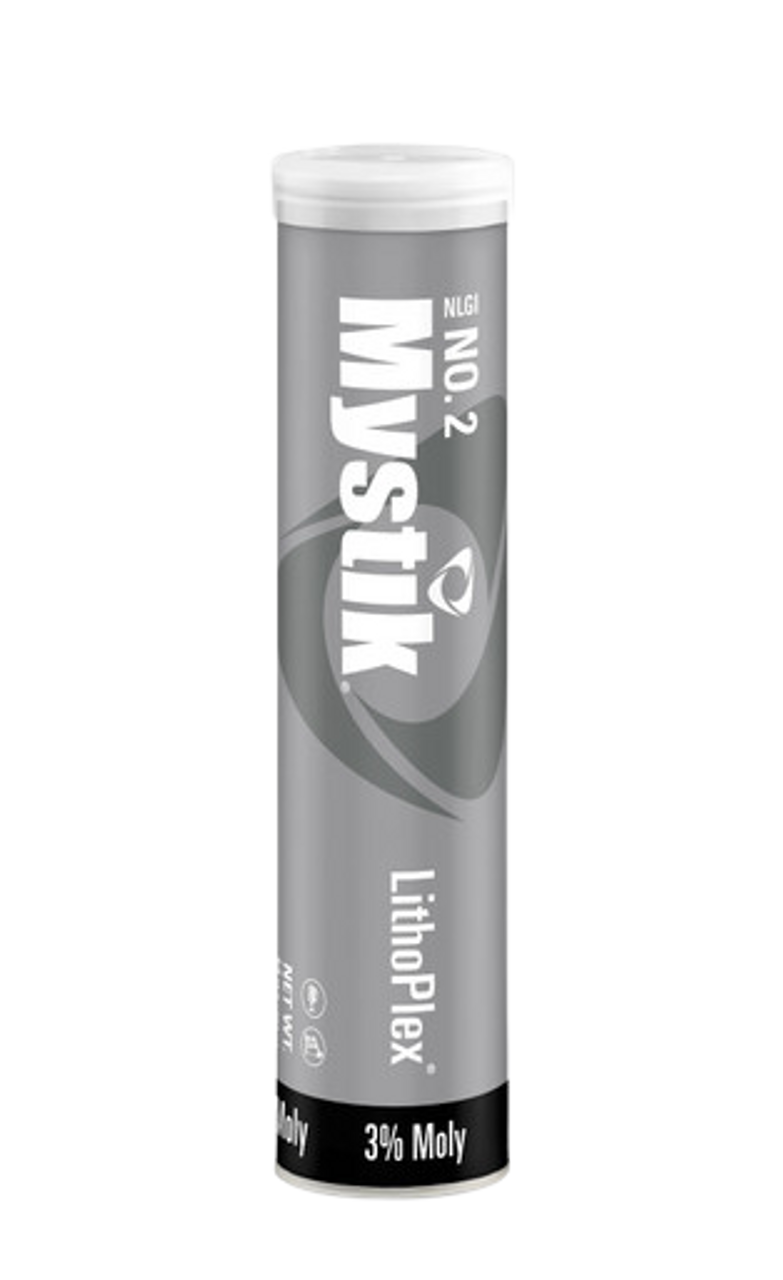 Mystik LithoPlex 3% Moly Grease #2 - 14 oz Cartridges