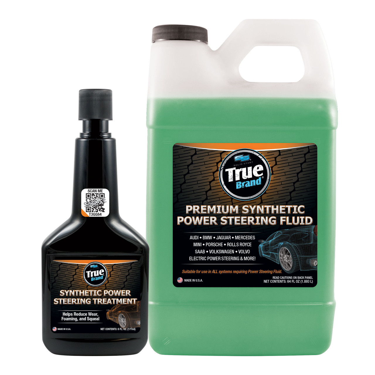 True Brand Synthetic Power Steering Fluid Kit