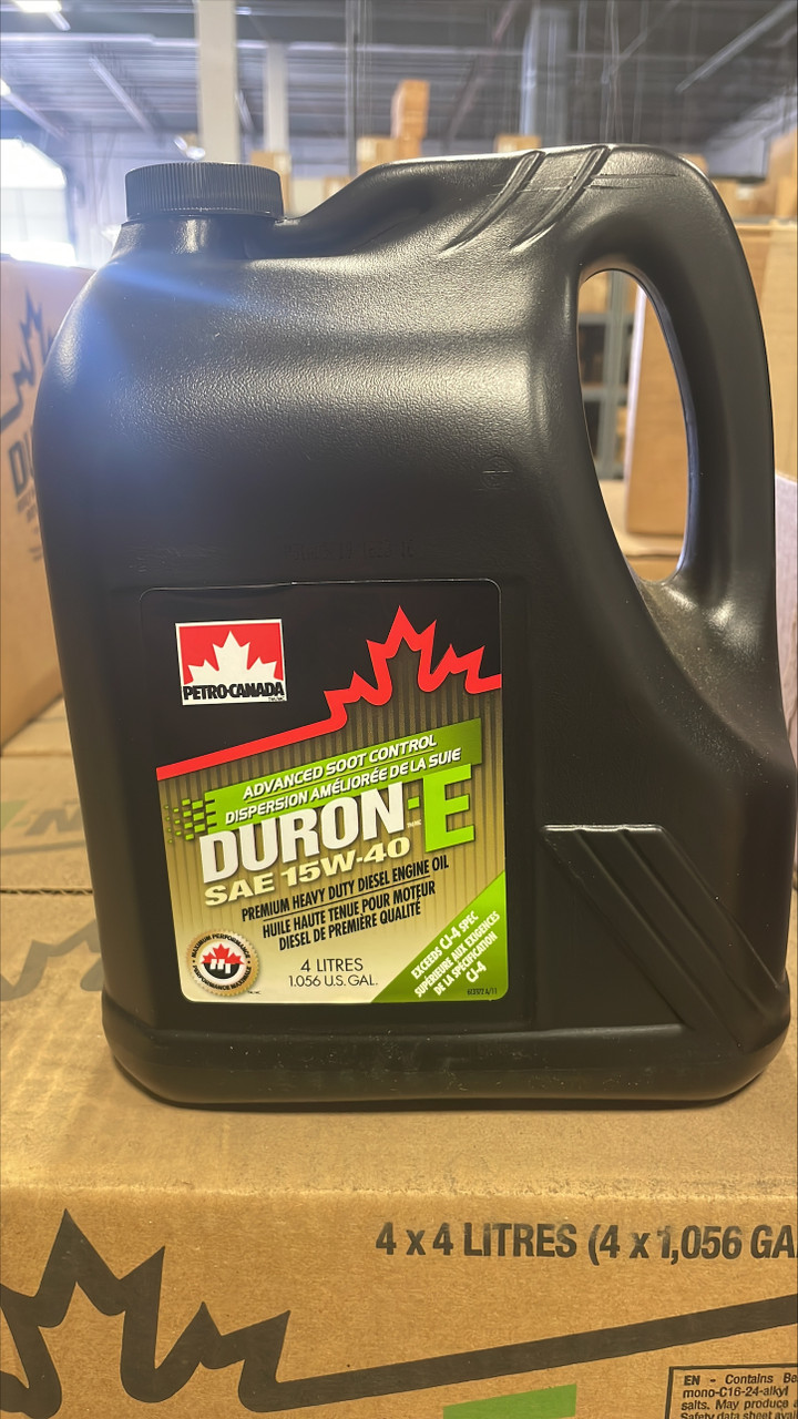 Petro Canada Duron-E 15W40 - Case of (4) Gallon Jugs