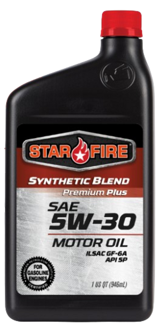 Starfire 5W-30 Premium Plus Syn Blend Motor Oil - 1 Quart Bottle