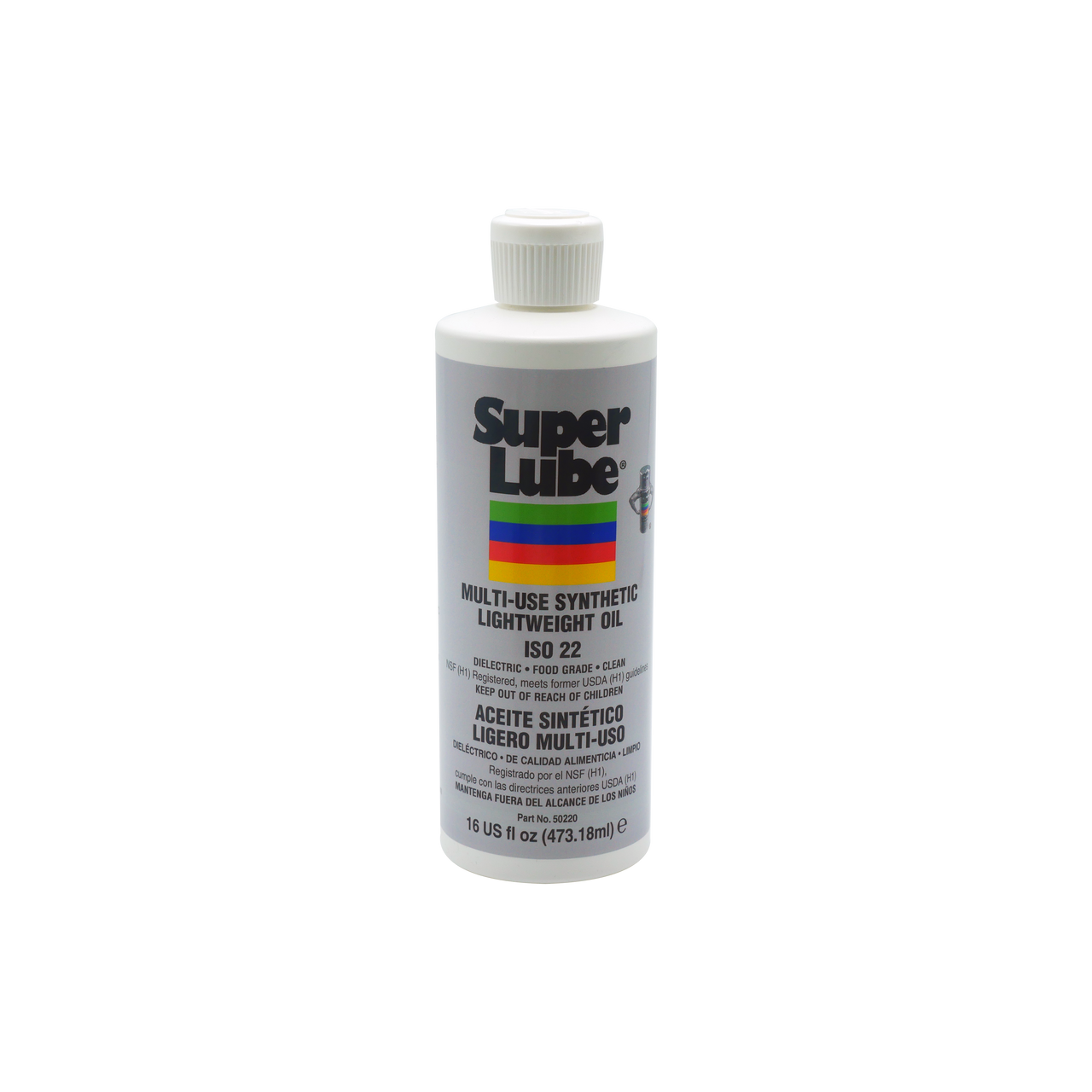 Super Lube Multi-Use Synthetic Lightweight Oil ISO 22 - 1 Pint Bottle (Pack of 12)