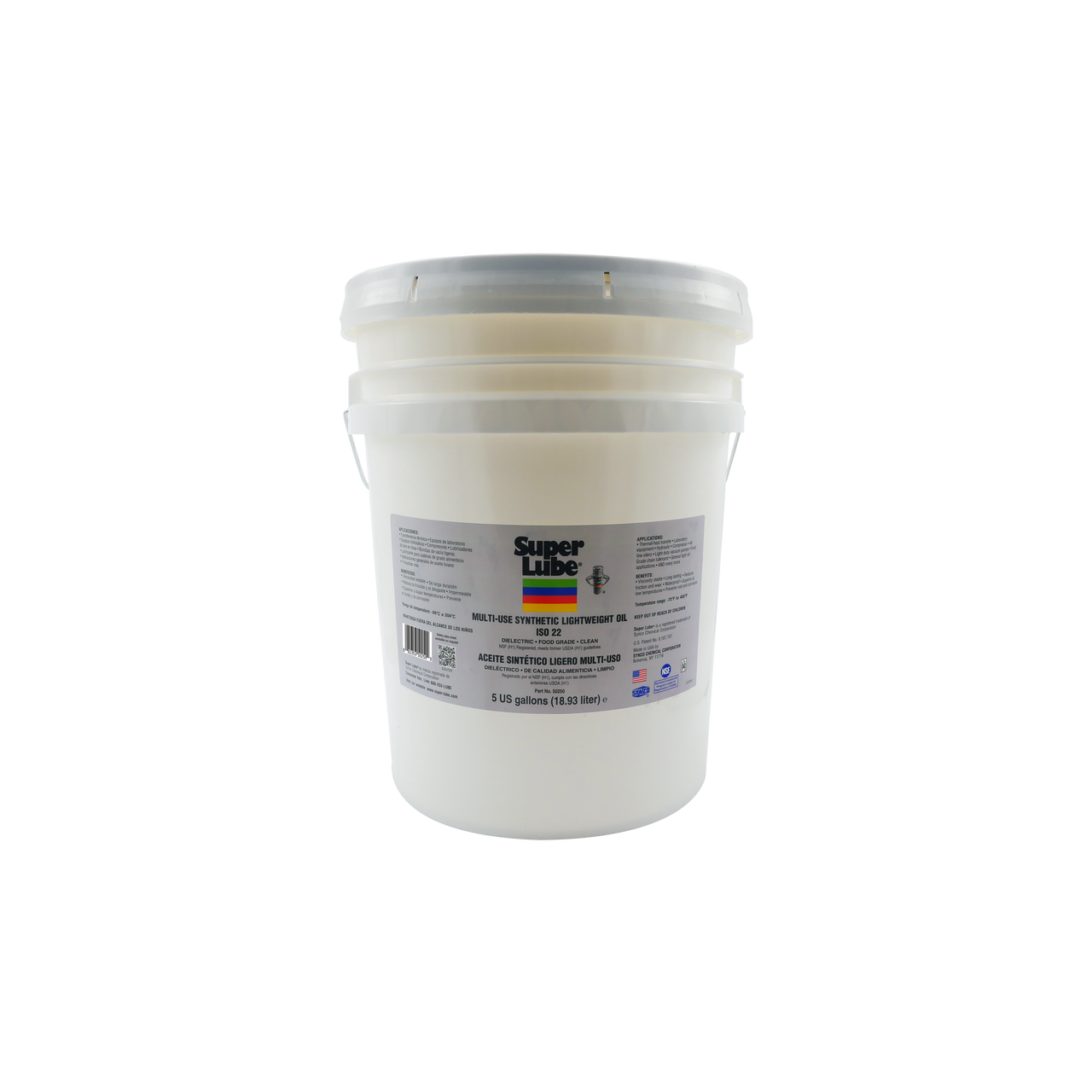 Super Lube Multi-Use Synthetic Lightweight Oil ISO 22 - 5 Gallon Pail