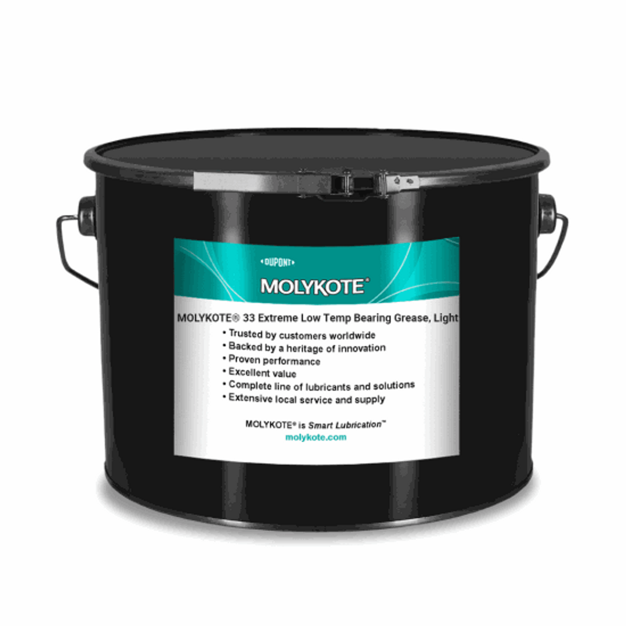 MOLYKOTE® 33 Extreme Low Temp Bearing Grease (Light) - 3.6 KG Pail (Case of 4)