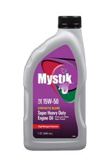 Mystik JT-8 Syn Blend Super Heavy Duty 15W-50 - 1 qt Bottles