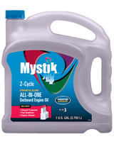 Mystik JT-4 All-In-One 2- Cycle Outboard Engine Oil - 1 gal Jug