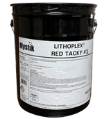 Mystik Lithoplex Red Tacky Grease #1 - 35lb Metal Pail