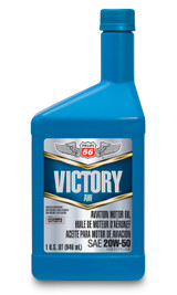 Phillips 66 Victory AW Aviation Oil 20w50 (MIL-L-22851D obsolete), 12/1 Quart Case