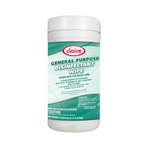 Claire General Surface Sanitizer Wipes