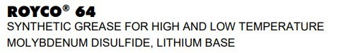 MIL-G-21164D Royco 64 -  25/14 oz Case