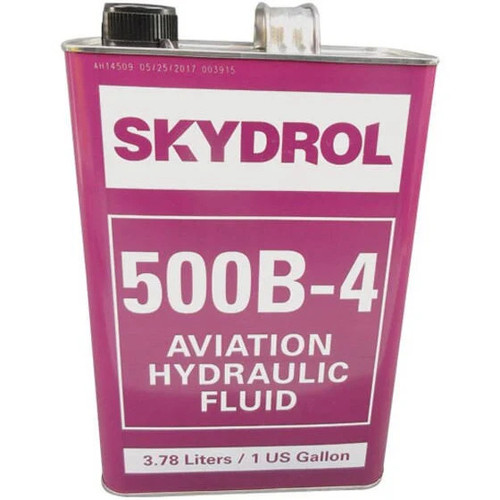 Skydrol 500B-4 Fire Resistant Hydraulic Fluid - Case of (6) - 1 Gallon Cans